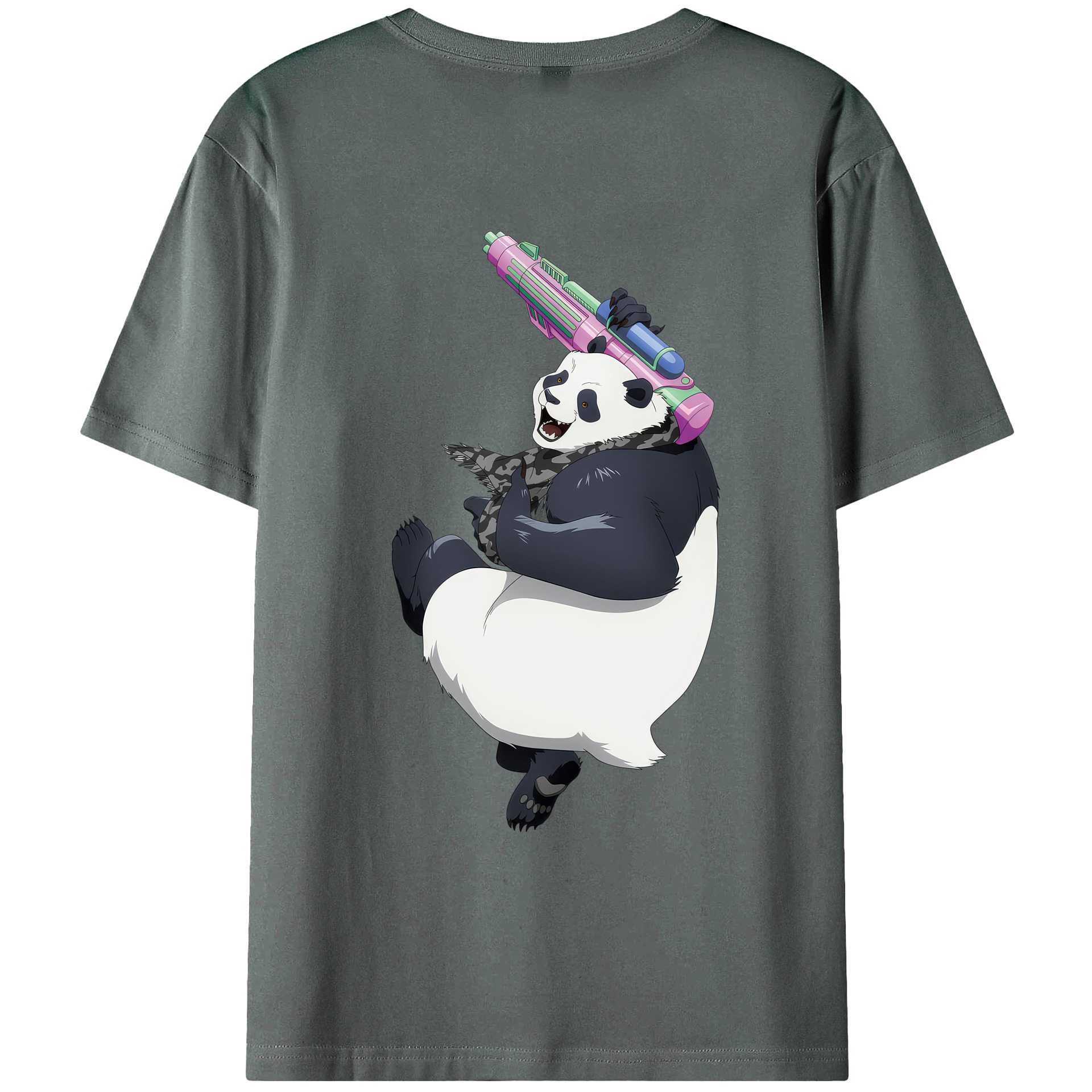（画像用） 呪術廻戦 Jujutsu Kaisen 綿100％ メンズ半袖Tシャツ（バックプリント） 通気性